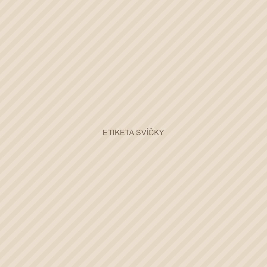 Etiketa svíčky Vítkovice